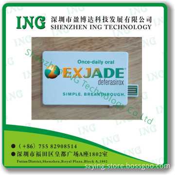 PVC USB Flash Drive Credit Card COB